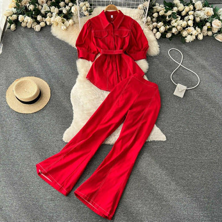 Red - Agnes Coord Set