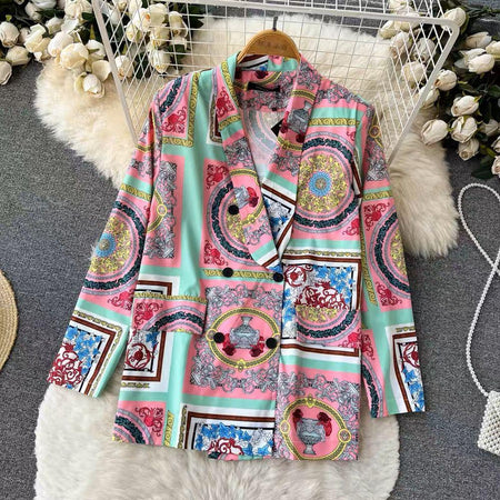 Molly Abstract Suit Set - Alamode By Akanksha