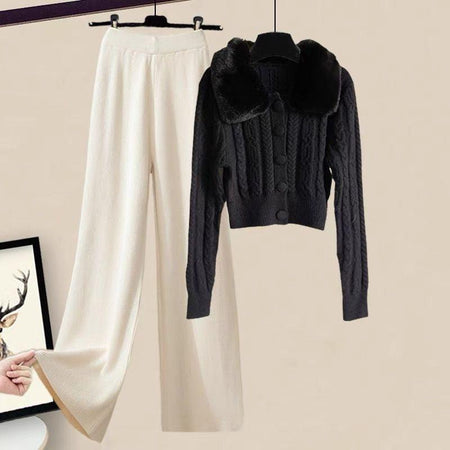 Black - Amber Coord Set