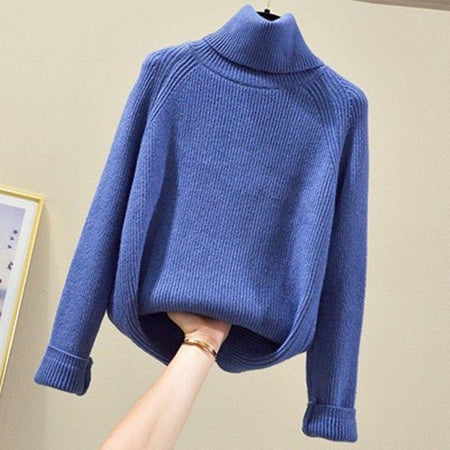 Blue - Amoura Statement Pullover