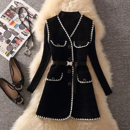 Black - Genesis Two Piece Knit Set