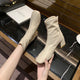 Ophelia Leather Boots - Alamode By Akanksha
