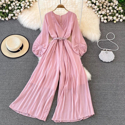 Maisie Belted Jumpsuit - Alamode By Akanksha