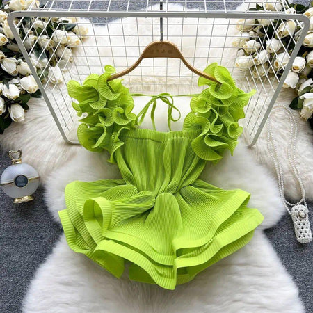 Neon - Saige Ruffled Blouse