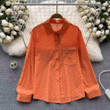 Silua cotton eyelet Shirt - Alamode By Akanksha