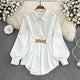 Renata Satin Shirt Dress - Alamode By Akanksha