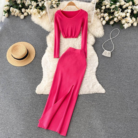 Zuri Statement Coord Set - styled flat-lay shot, pink - Miss Mosa By Akanksha