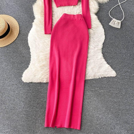 Zuri Statement Coord Set - styled flat-lay shot, pink - Miss Mosa By Akanksha