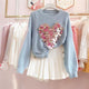 Heart Embellished Sweaters - Alamode By Akanksha