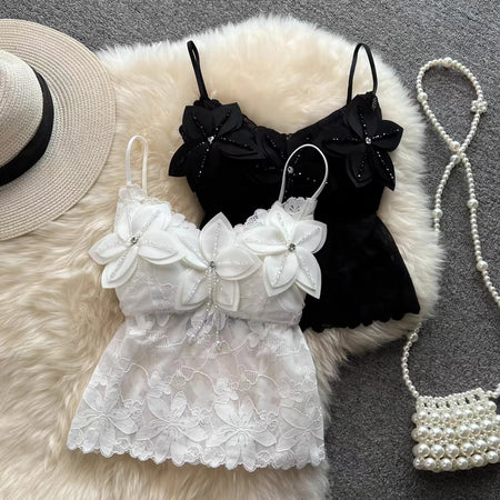 Beth Flower Camisole - Alamode By Akanksha