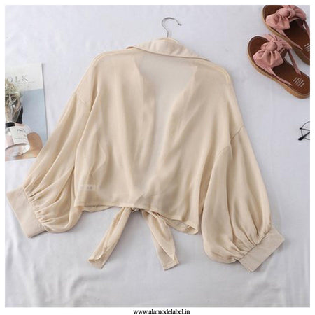 Barbera Chiffon Shirts - Alamode By Akanksha