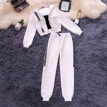 White - Chloe 3 Piece Trackset