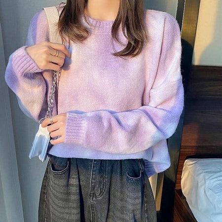 Purple - Tie and Dye Pullovers
