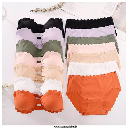 Luxury Scalloped Lingerie Set - Alamode By Akanksha