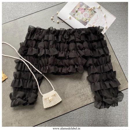 Black - Croba Luxury Blouse