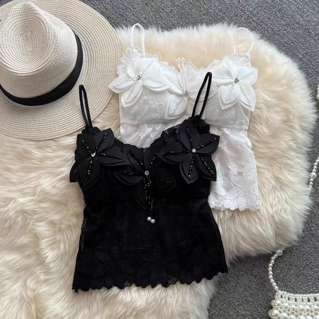 Beth Flower Camisole - Alamode By Akanksha