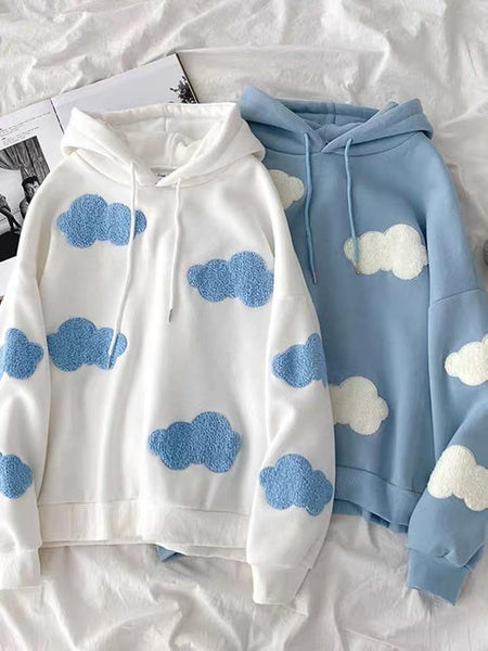 White - Cloud Me Up Sweatshirt