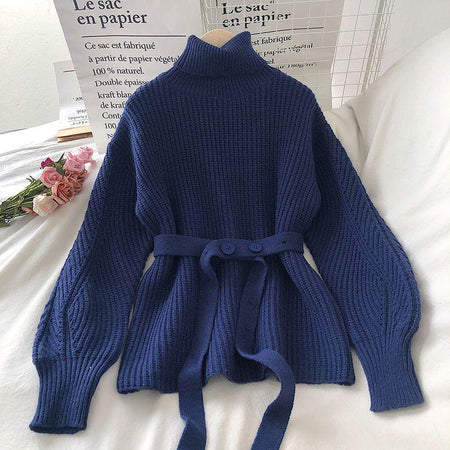 Blue - Eva Statement Luxury Sweaters