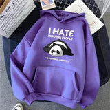 Hate Morning People Sweatshirt - Alamode By Akanksha