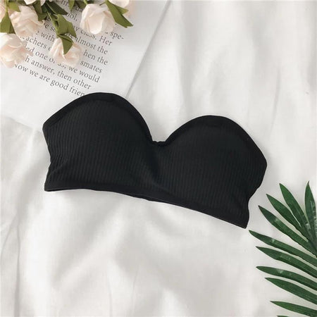 Black - Trexy Strapless Bralette