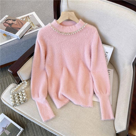 Pink - Carl Holiday Sweaters