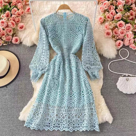 Aqua - Libiya Luxury Lace Dress