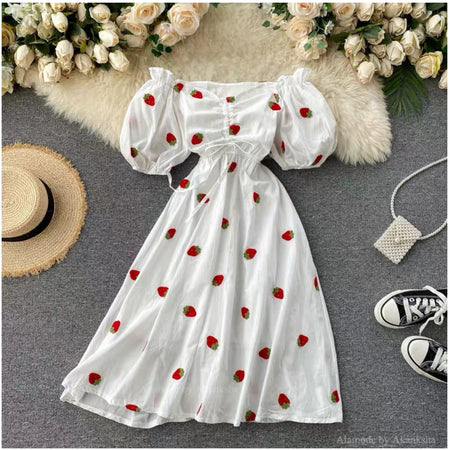 Strawberry - Staple Midi Dress