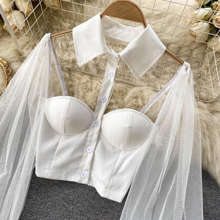 Liabella Puffed Sleeve Blouse - Alamode By Akanksha