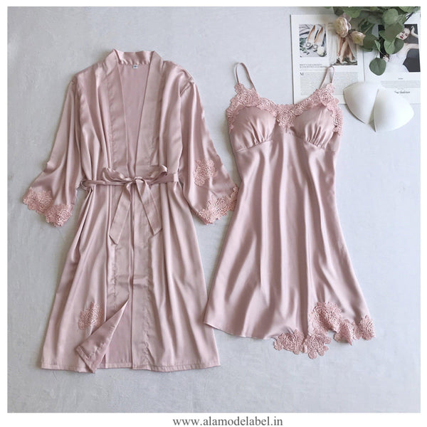 Anastasia Luxury Loungewear Set - Alamode By Akanksha