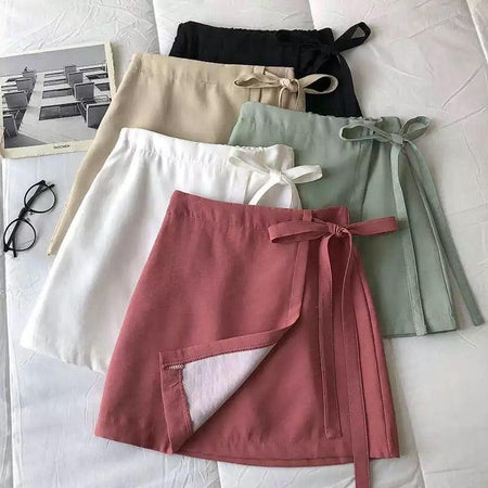 Beige - Javour Statement Skirt