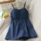 Suzie Denim Romper - Alamode By Akanksha