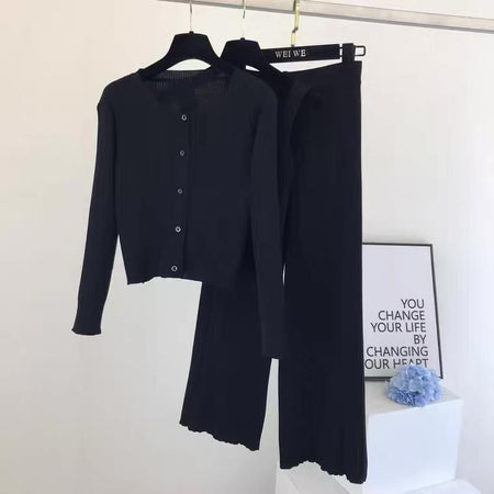Black - Silage 3 Piece Coord Set