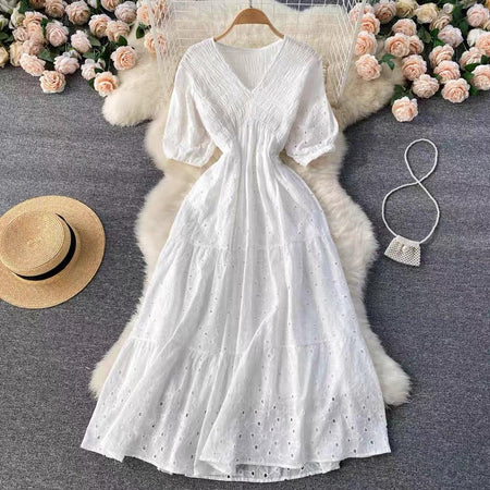 White - New Love MIDI Dress