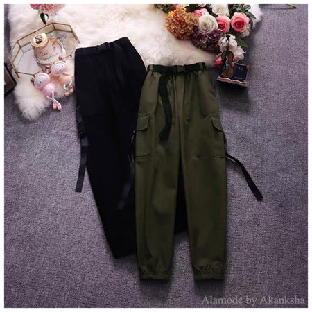Green - Macey Cargo Pants