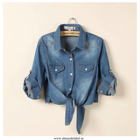 Dark Blue - Luxury Denim Crops