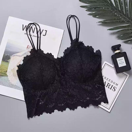 Black - Jimmy Lace Bralette