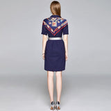 Libya Luxury Scarf Dress - Alamode By Akanksha