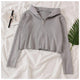 Tolio Cropped Hoodie - Alamode By Akanksha