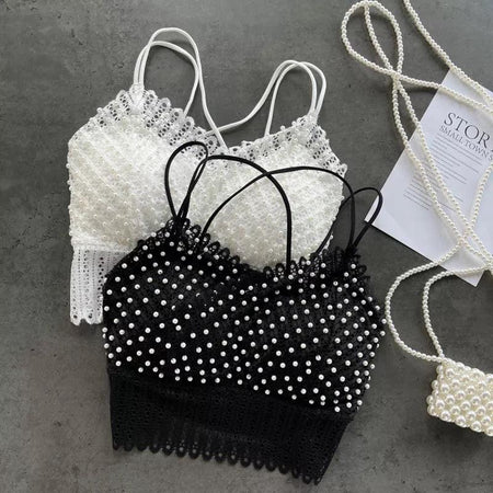 Peffy Pearled Tops - Alamode By Akanksha