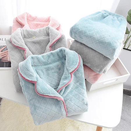 Grey - Soneya Fleece Nightsuit