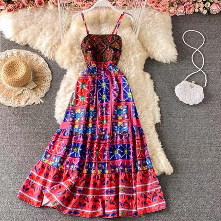 Pink - Julia Bohemian Dress