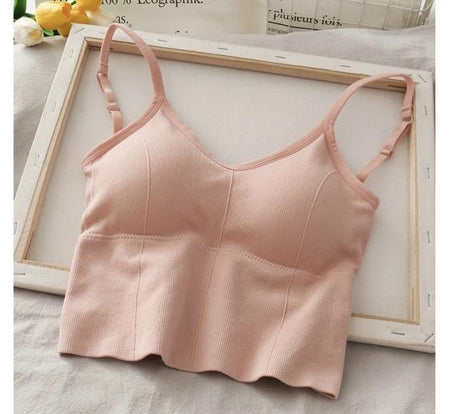 Pink - Terry Summer Cami Tops