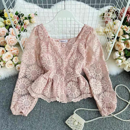 Peach - Semantia Luxury Blouse