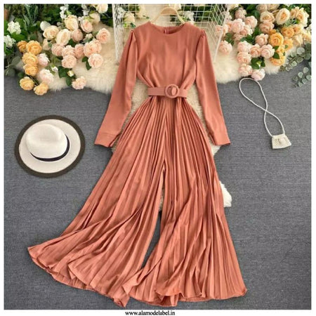 Peach - Lousel Luxury Jumpsuit