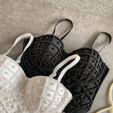 Black - Cadel Pearl Bustier