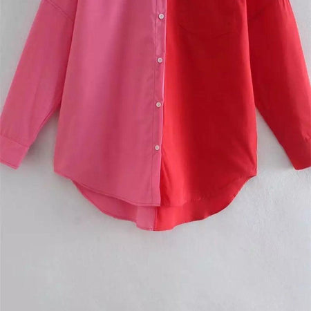 Hola Dual Tone Shirt - Alamode By Akanksha