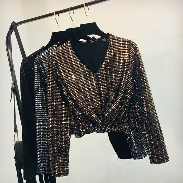 Tinsel Bling Luxury Tops - Alamode By Akanksha