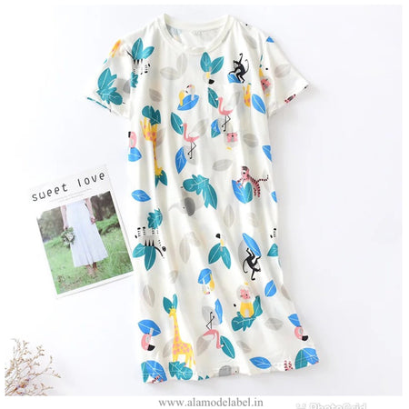 Flamingo - Silvesta Cotton Nightdress
