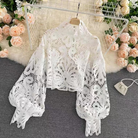 White - Libel Luxury Blouse