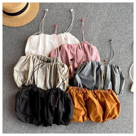 Black - Samandra Crop Tops